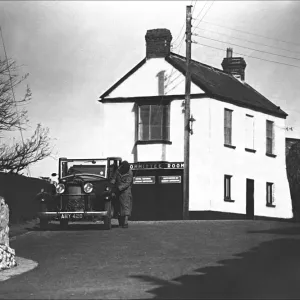 Appledore, Devon: Vauxhall Cadet Car and House Print Appledore, Devon: Vauxhall Cadet Car and House Print