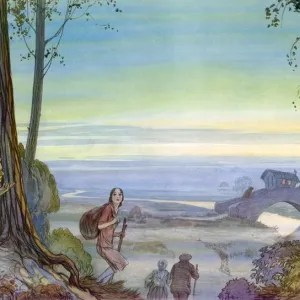 The Last Caravan Colour Print by Alfred Bestall The Last Caravan Colour Print by Alfred Bestall