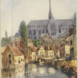 The Cathedral, Amiens Print (1849) by James Moore The Cathedral, Amiens Print (1849) by James Moore