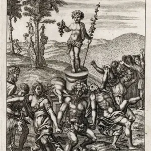 Bacchus Print: Country Folk Celebrate a Wine Festival Bacchus Print: Country Folk Celebrate a Wine Festival