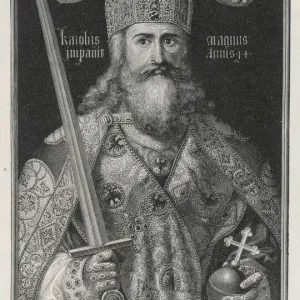 Print of Charlemagne, King and Emperor Print of Charlemagne, King and Emperor