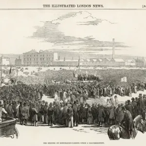 Chartist Meeting Print: Kennington Common Demonstration Chartist Meeting Print: Kennington Common Demonstration