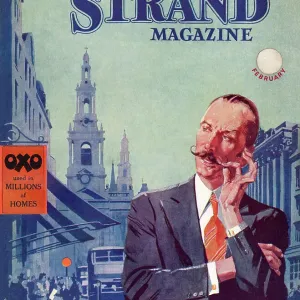 Hercule Poirot Print - Strand Magazine Cover Hercule Poirot Print - Strand Magazine Cover