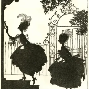 Cinderella's Sisters Arriving for the Ball Print, 1919 Cinderella's Sisters Arriving for the Ball Print, 1919