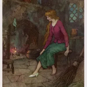 Cinderella Print by the Fireside Cinderella Print by the Fireside