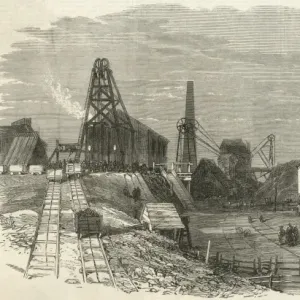 Lancashire Colliery Print, ASTLEYs COLLIERY Lancashire Colliery Print, ASTLEYs COLLIERY