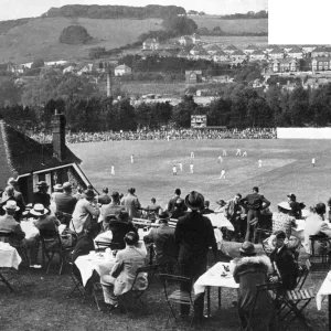 Crabble Cricket Ground Print, Dover 1938 Crabble Cricket Ground Print, Dover 1938