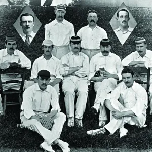 Middlesex Cricket Team Print 1880 Middlesex Cricket Team Print 1880