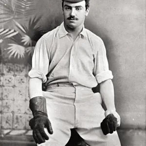 Cricketer - Lewis R.P. Lewis Print (Surrey)