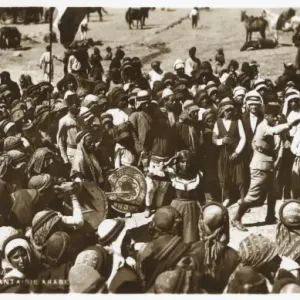 Syrian Arab Festival Print circa 1930s Syrian Arab Festival Print circa 1930s