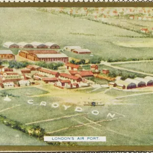 Croydon Airport Print: Aerial View of Croydon Croydon Airport Print: Aerial View of Croydon
