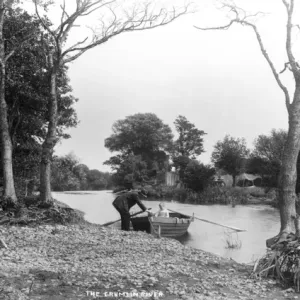 Crumlin River Print - Early 20th Century Northern Ireland Crumlin River Print - Early 20th Century Northern Ireland