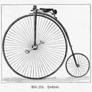 Cycling Penny Farthing Print, 1873-1885 Cycling Penny Farthing Print, 1873-1885