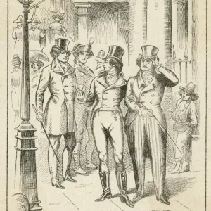 Beau Brummell in London's Bond Street Print Beau Brummell in London's Bond Street Print