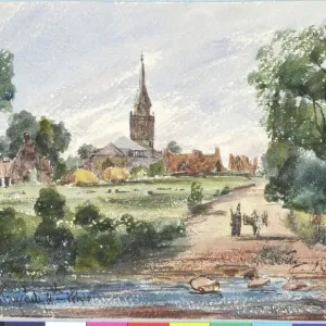 Daventry Print by James Moore, 1846 Daventry Print by James Moore, 1846
