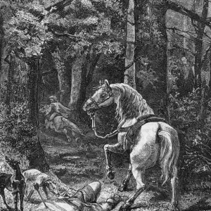 The Death of William Rufus: A Hunting Tragedy Print The Death of William Rufus: A Hunting Tragedy Print
