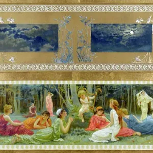 A Dream of Patience Print circa 1880s A Dream of Patience Print circa 1880s