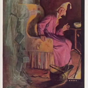 Print of Scrooge Visited by Jacob Marley's Ghost Print of Scrooge Visited by Jacob Marley's Ghost