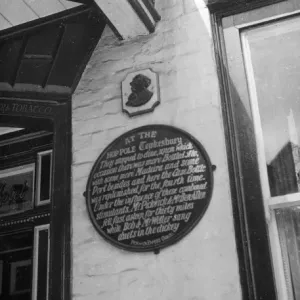 Dickens Plaque Print - Royal Hop Pole Hotel, Tewkesbury Dickens Plaque Print - Royal Hop Pole Hotel, Tewkesbury
