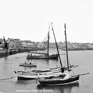 Donaghadee Harbour Panorama Print, circa early 1900s Donaghadee Harbour Panorama Print, circa early 1900s