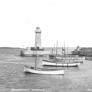 Donaghadee Harbour Print - Early 1900s, Northern Ireland Donaghadee Harbour Print - Early 1900s, Northern Ireland