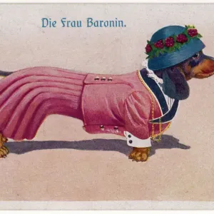 Well Dressed Dachshund Print Well Dressed Dachshund Print