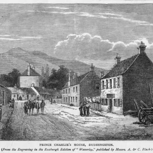Duddington Prince Charles' House Print 1745 Duddington Prince Charles' House Print 1745