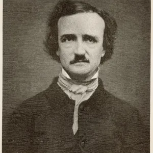 Edgar Allan Poe Print Edgar Allan Poe Print