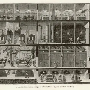 Edison's New York Electrical Plant Print Edison's New York Electrical Plant Print