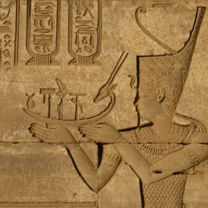 L'Égypte. Dendera. Complexe de temple. Maison d'accouchement romaine du Mammisi. L'Égypte. Dendera. Complexe de temple. Maison d'accouchement romaine du Mammisi.