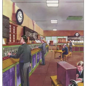 Electric Signal Box Print - Waterloo Station London Electric Signal Box Print - Waterloo Station London