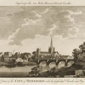 Hereford Print, England Hereford Print, England