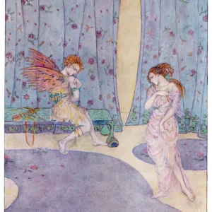 Eros Scolded by Aphrodite Print Eros Scolded by Aphrodite Print