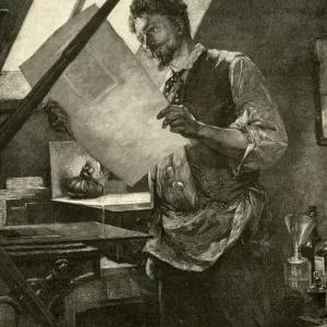 Felicien Rops Belgian Print 1833-1898 Felicien Rops Belgian Print 1833-1898
