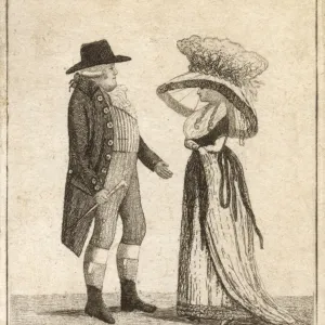 1787 Print of Captain Dalrymple by John Kay 1787 Print of Captain Dalrymple by John Kay