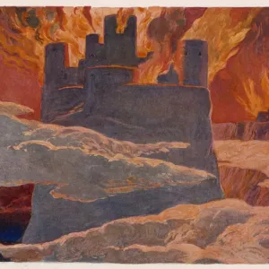 Asgard Destroyed Print: The Final Battle of Ragnarok Asgard Destroyed Print: The Final Battle of Ragnarok