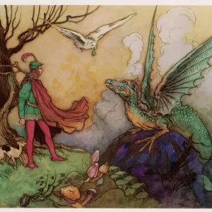 Avenant and Dragon Print Avenant and Dragon Print