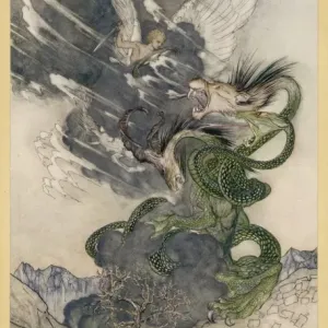 Mary Evans Prints Online - Bellerophon & Chimera Print Mary Evans Prints Online - Bellerophon & Chimera Print