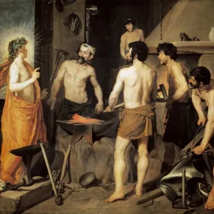 Velasquez's The Forge of Vulcan Print Velasquez's The Forge of Vulcan Print