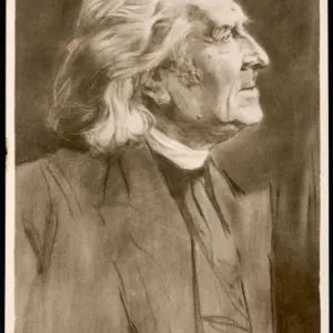 Franz Liszt Print in Old Age