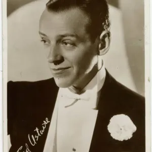 Fred Astaire Print - American Dancer and Actor (1899-1987) Fred Astaire Print - American Dancer and Actor (1899-1987)