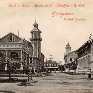 Georgetown, Guyana Print circa 1901 Georgetown, Guyana Print circa 1901