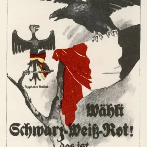 1924 German Print of Deutschnational Party Eagles 1924 German Print of Deutschnational Party Eagles