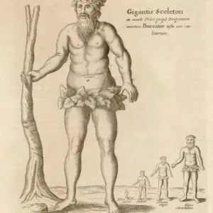 Giant of Trapani Print: Anatomically impossible skeleton measuring 400 feet