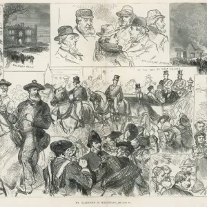 Gladstone's Midlothian Campaign Print Gladstone's Midlothian Campaign Print
