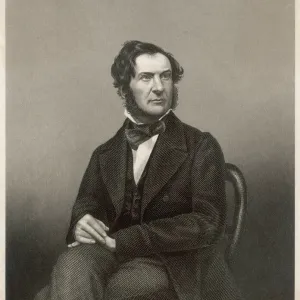 We Gladstone Print - Portrait of William Ewart Gladstone sitting in a chair We Gladstone Print - Portrait of William Ewart Gladstone sitting in a chair