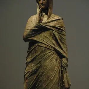 The Lady of Kalymnos Bronze Statue Print - Greek Art The Lady of Kalymnos Bronze Statue Print - Greek Art