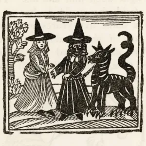 Black Dog Familiar Print Black Dog Familiar Print
