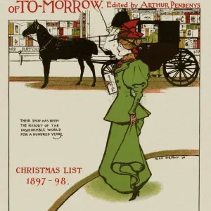 Hatchards Bookshop Advertisement Print, 1896 Hatchards Bookshop Advertisement Print, 1896
