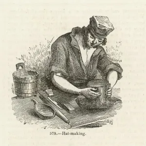 El sombrerero Circa 1850 El sombrerero Circa 1850